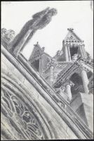 Luc Dartois 1998 - Cathédrale - Crayon sur papier