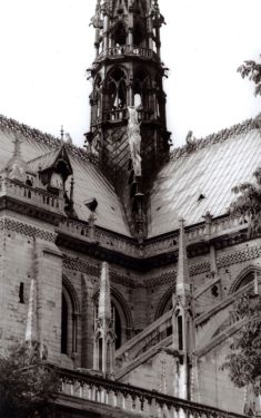 Luc Dartois 1998 - Paris, Notre-dame (detail)