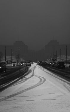 Luc Dartois 2018 - Paris sous la neige, Palais de Chaillot