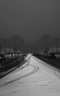 Luc Dartois 2018 - Paris under the snow, Palais de Chaillot