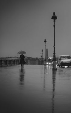 Luc Dartois 2018 - Paris under the rain, Concorde bridge