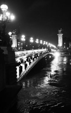 Luc Dartois 2018 - Paris by night flood, Alexandre III bridge (2)