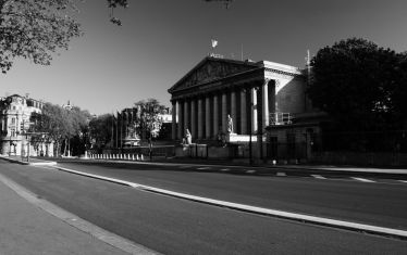 Luc Dartois 2020 - Paris under containment, National Assembly