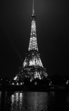Luc Dartois 2020 - Paris under containment, Eiffel Tower "Fortunately"