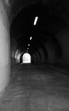 Luc Dartois 2020 - Paris under containment, Carrousel Bridge Tunnel