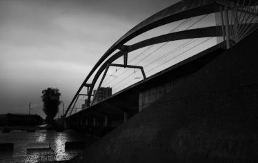 Luc Dartois 2020 - Paris sous la pluie, Port de Javel Bas (1)