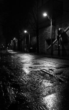 Luc Dartois 2020 - Paris la nuit sous la pluie, Port de Javel Bas (3)