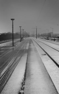 Luc Dartois 2021 - Paris sous la neige, Pont National
