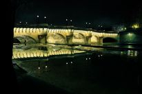 Luc Dartois 2021 - Pont Neuf, nocturnal view - Digital painting