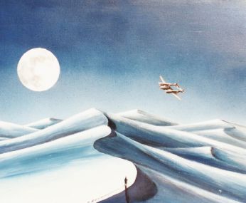 Blnd Messenger - Luc Dartois - Peinture email glycerophtalique sur toile 1994