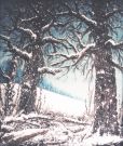 Lisiere de foret en Normandie - Luc Dartois - Peinture et matieres sur toile 1997