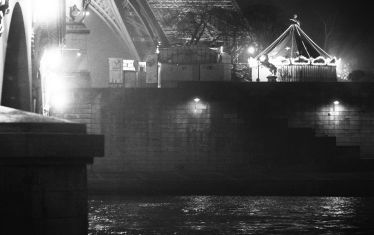 Luc Dartois 2008 - Paris la nuit, brume sur les Quais