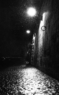 Luc Dartois 2008 - Paris la nuit sous la pluie, les Quais (2)