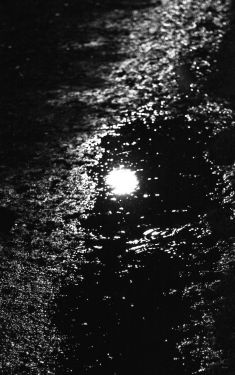Luc Dartois 2008 - Paris la nuit sous la pluie, reflets sur les Quais de Seine