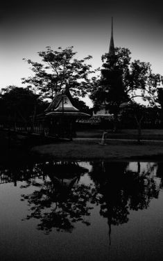Luc Dartois 2009 - Thailande, temple aux environs d‘Ayutthaya