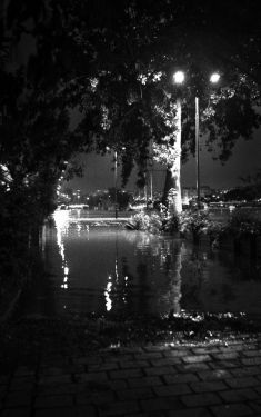 Luc Dartois 2016 - Paris by night flood, Banks of Seine