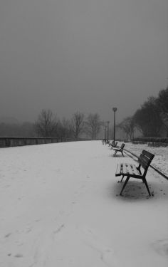 Luc Dartois 2018 - Paris sous la neige, port de Suffren