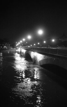 Luc Dartois 2018 - Paris by night flood, Invalides bridge