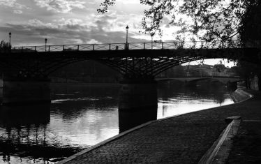 Luc Dartois 2020 - Paris sous confinement, Pont des Arts (2)