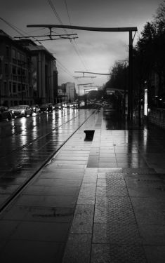 Luc Dartois 2020 - Paris sous la pluie, Boulevards des Maréchaux (2)