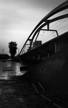 Luc Dartois 2020 - Paris sous la pluie, Port de Javel Bas (2)