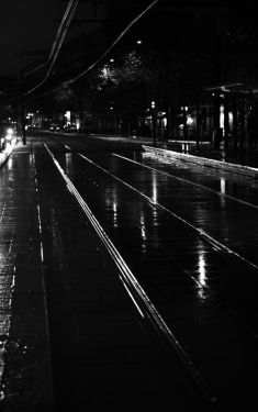 Luc Dartois 2020 - Paris la nuit sous la pluie, Boulevard Lefebvre (3)