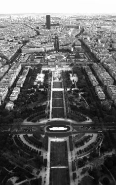 Luc Dartois 2020 - Paris, view from the Eiffel Tower, Montparnasse