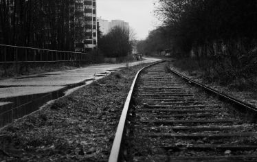 Luc Dartois 2021 - Paris sous la pluie, Chemin de fer de la Petite Ceinture (2)